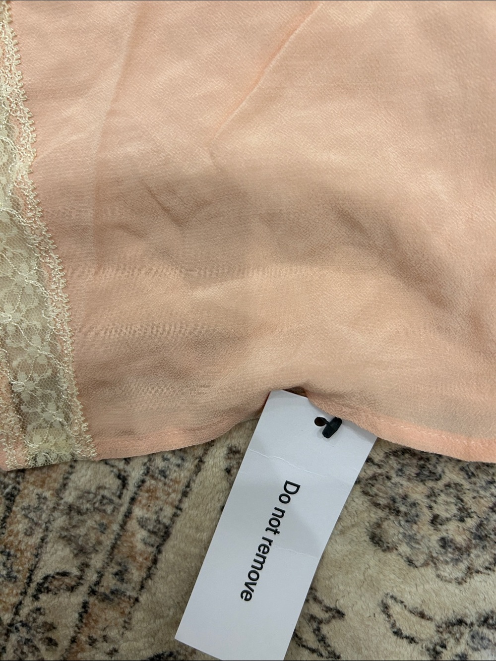 NWT! Rumored Heirloom mini dress - peach nectar - Picture 5 of 6